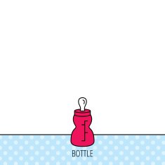 Feeding bottle icon Drink glass with pacifier N6