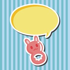 Baby rattle theme elements N19