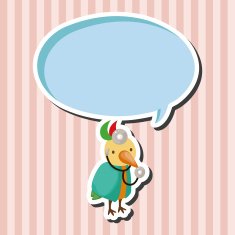 animal bird doctor cartoon theme elements N3