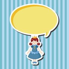 Royal theme princess elements vector eps N7