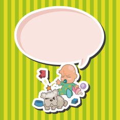 person character baby theme elements N21
