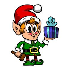 Cute Christmas Elf N6