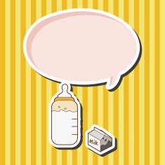 Feeding bottle theme elements N20