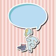 Baby clothes theme elements N28