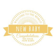 Badge for the newborn