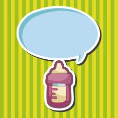 Feeding bottle theme elements N21