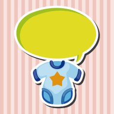 Baby clothes theme elements N31