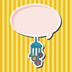baby hanging theme elements N10