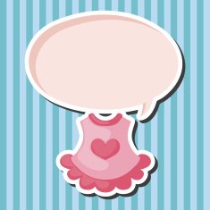 Baby clothes theme elements N32