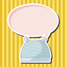 Baby clothes theme elements N34