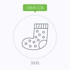 Sock icon Baby underwear sign N12