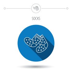 Socks icon Baby underwear sign N13
