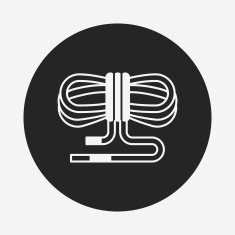 Rope skipping icon
