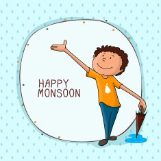 Cute boy for Happy Monsoon Season N4