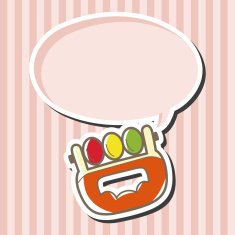 Baby rattle theme elements N28
