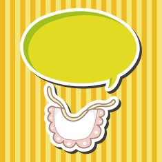 Baby bib theme elements N22