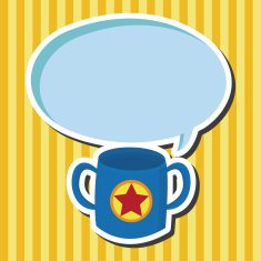 baby cup theme elements N3