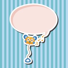 baby toy rattle theme elements N13