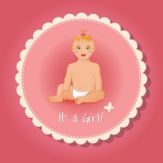 it's a girl card or background N4