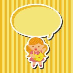little kid with heart theme elements N23