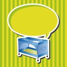 baby bed theme elements N7