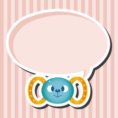 baby toy rattle theme elements N15