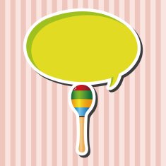 baby toy rattle theme elements N16