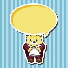 animal worker cartoon theme elements N33