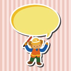 animal monkey worker cartoon theme elements N8