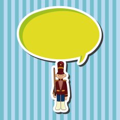 Toy Soldiers theme elements vector eps N11