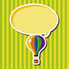 playground hot air ballon theme elements vector eps N2
