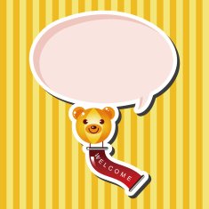 playground welcome ballon theme elements vector eps N4