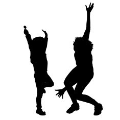 Vector silhouette of family N41