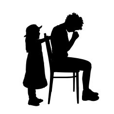 Vector silhouette of family N59
