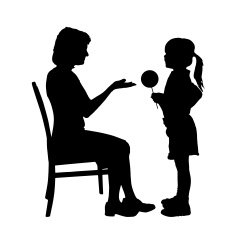 Vector silhouette of family N70