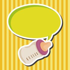 Feeding bottle theme elements N32