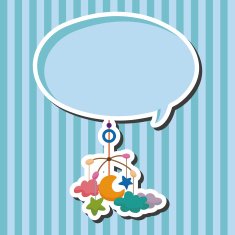 baby hanging theme elements N14