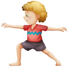 Young gentleman doing yoga
