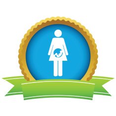Gold pregnancy logo