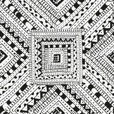 Seamless pattern with abstract figures N2