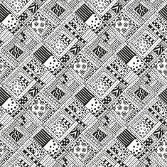 Seamless pattern with abstract figures N3
