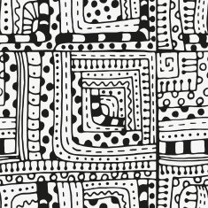 Seamless pattern with abstract figures N4