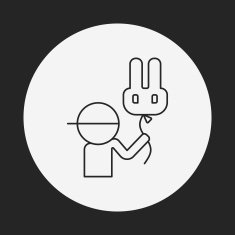 balloon line icon N11