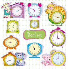 Bright set from clock Illustration N4