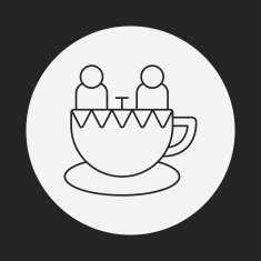 amusement park coffee-cup line icon N14