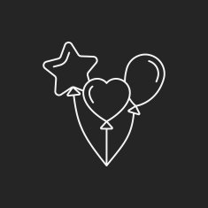balloon line icon N18