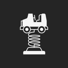 amusement park bumper cars icon N19