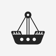 amusement park pirate ship icon N15