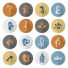 Happy Mothers Day Icons N309