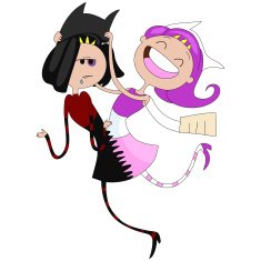Funny siamese twins fairies N2